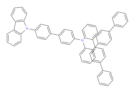 N-(4'-(9H-carbazol-9-yl)-[1,1'-biphenyl]-4-yl)-N-([1,1':4',1''-terphenyl]-2-yl)-[1,1':4',1''-terphenyl]-2-amine