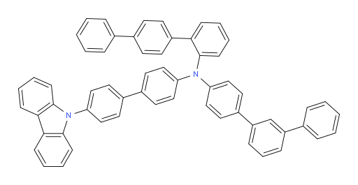 N-(4'-(9H-carbazol-9-yl)-[1,1'-biphenyl]-4-yl)-N-([1,1':4',1''-terphenyl]-2-yl)-[1,1':3',1''-terphenyl]-4-amine
