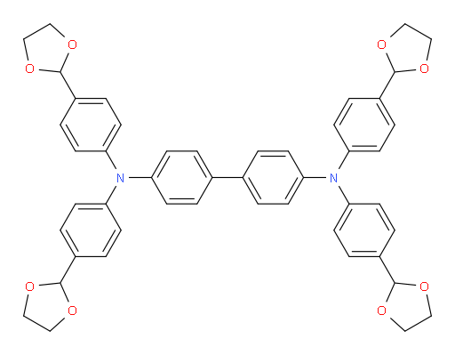 N4,N4,N4',N4'-tetrakis(4-(1,3-dioxolan-2-yl)phenyl)-[1,1'-biphenyl]-4,4'-diamine