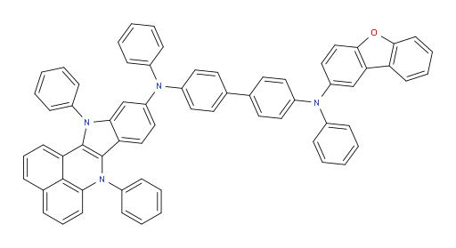 N4-(dibenzo[b,d]furan-2-yl)-N4'-(7,12-diphenyl-7,12-dihydrobenzo[de]indolo[3,2-b]quinolin-10-yl)-N4,N4'-diphenyl-[1,1'-biphenyl]-4,4'-diamine