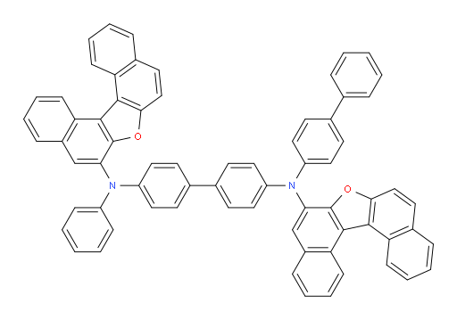 N4-([1,1'-biphenyl]-4-yl)-N4,N4'-bis(dinaphtho[2,1-b:1',2'-d]furan-6-yl)-N4'-phenyl-[1,1'-biphenyl]-4,4'-diamine