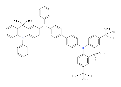 N-(4'-(2,7-di-tert-butyl-9,9-dimethylacridin-10(9H)-yl)-[1,1'-biphenyl]-4-yl)-9,9-dimethyl-N,10-diphenyl-9,10-dihydroacridin-2-amine