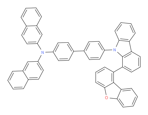 N-(4'-(1-(dibenzo[b,d]furan-1-yl)-9H-carbazol-9-yl)-[1,1'-biphenyl]-4-yl)-N-(naphthalen-2-yl)naphthalen-2-amine