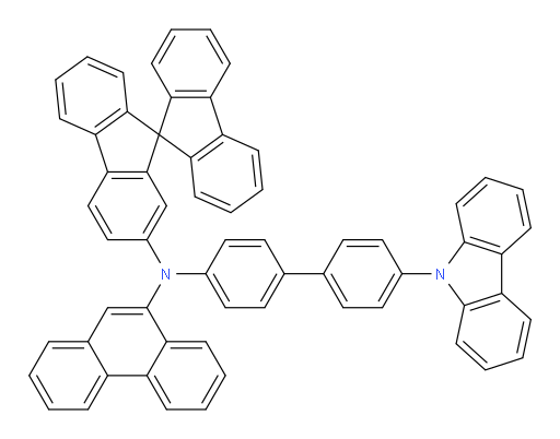 N-(4'-(9H-carbazol-9-yl)-[1,1'-biphenyl]-4-yl)-N-(phenanthren-9-yl)-9,9'-spirobi[fluoren]-2-amine