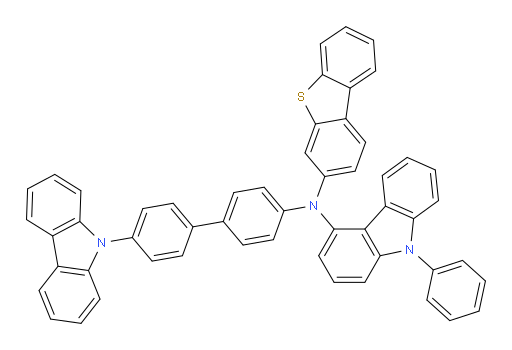 N-(4'-(9H-carbazol-9-yl)-[1,1'-biphenyl]-4-yl)-N-(dibenzo[b,d]thiophen-3-yl)-9-phenyl-9H-carbazol-4-amine