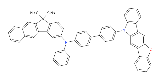 N-(4'-(11H-benzofuro[3,2-b]carbazol-11-yl)-[1,1'-biphenyl]-4-yl)-11,11-dimethyl-N-phenyl-11H-benzo[b]fluoren-3-amine