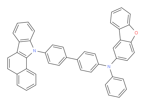 N-(4'-(11H-benzo[a]carbazol-11-yl)-[1,1'-biphenyl]-4-yl)-N-phenyldibenzo[b,d]furan-2-amine