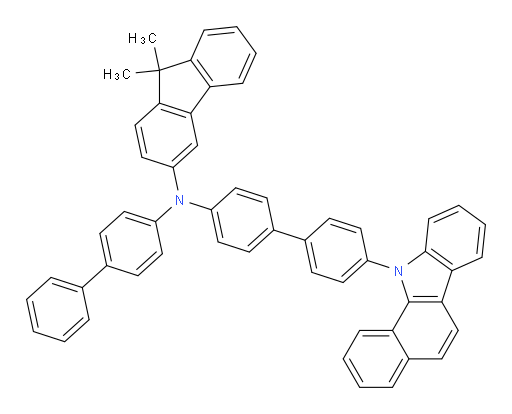 N-(4'-(11H-benzo[a]carbazol-11-yl)-[1,1'-biphenyl]-4-yl)-N-([1,1'-biphenyl]-4-yl)-9,9-dimethyl-9H-fluoren-3-amine