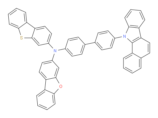 N-(4'-(11H-benzo[a]carbazol-11-yl)-[1,1'-biphenyl]-4-yl)-N-(dibenzo[b,d]thiophen-3-yl)dibenzo[b,d]furan-3-amine