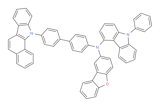N-(4'-(11H-benzo[a]carbazol-11-yl)-[1,1'-biphenyl]-4-yl)-N-(dibenzo[b,d]furan-2-yl)-9-phenyl-9H-carbazol-4-amine