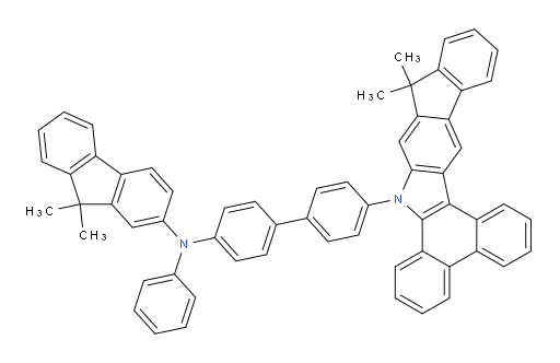 N-(4'-(11,11-dimethyldibenzo[a,c]indeno[1,2-h]carbazol-9(11H)-yl)-[1,1'-biphenyl]-4-yl)-9,9-dimethyl-N-phenyl-9H-fluoren-2-amine