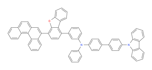 N-(3-(4-(benzo[c]phenanthren-5-yl)dibenzo[b,d]furan-1-yl)phenyl)-4'-(9H-carbazol-9-yl)-N-phenyl-[1,1'-biphenyl]-4-amine