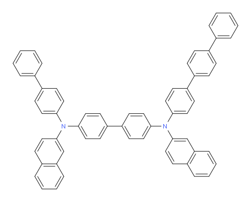 N4-([1,1'-biphenyl]-4-yl)-N4'-([1,1':4',1''-terphenyl]-4-yl)-N4,N4'-di(naphthalen-2-yl)-[1,1'-biphenyl]-4,4'-diamine