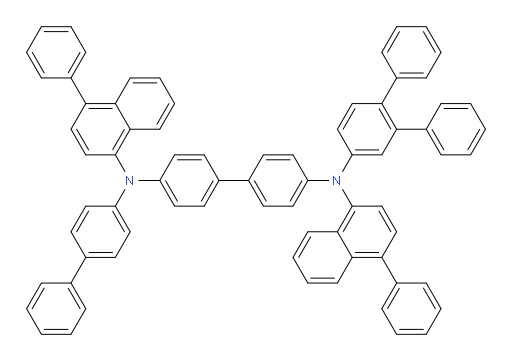 N4-([1,1'-biphenyl]-4-yl)-N4'-([1,1':2',1''-terphenyl]-4'-yl)-N4,N4'-bis(4-phenylnaphthalen-1-yl)-[1,1'-biphenyl]-4,4'-diamine