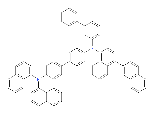 N4-([1,1'-biphenyl]-3-yl)-N4-([1,2'-binaphthalen]-4-yl)-N4',N4'-di(naphthalen-1-yl)-[1,1'-biphenyl]-4,4'-diamine
