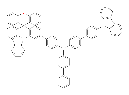 N-([1,1'-biphenyl]-4-yl)-4'-(9H-carbazol-9-yl)-N-(4-(spiro[indolo[3,2,1-de]acridine-8,9'-xanthen]-11-yl)phenyl)-[1,1'-biphenyl]-4-amine