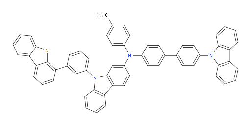 N-(4'-(9H-carbazol-9-yl)-[1,1'-biphenyl]-4-yl)-9-(3-(dibenzo[b,d]thiophen-4-yl)phenyl)-N-(p-tolyl)-9H-carbazol-2-amine