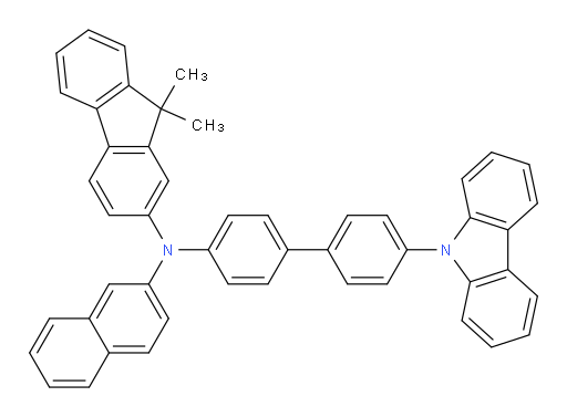N-(4'-(9H-carbazol-9-yl)-[1,1'-biphenyl]-4-yl)-9,9-dimethyl-N-(naphthalen-2-yl)-9H-fluoren-2-amine