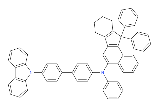 N-(4'-(9H-carbazol-9-yl)-[1,1'-biphenyl]-4-yl)-N,11,11-triphenyl-8,9,10,11-tetrahydro-7H-benzo[a]fluoren-5-amine