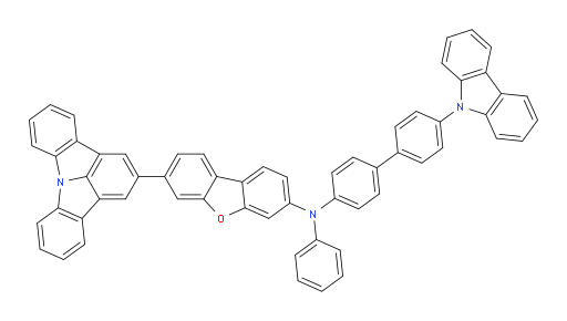 N-(4'-(9H-carbazol-9-yl)-[1,1'-biphenyl]-4-yl)-7-(indolo[3,2,1-jk]carbazol-2-yl)-N-phenyldibenzo[b,d]furan-3-amine