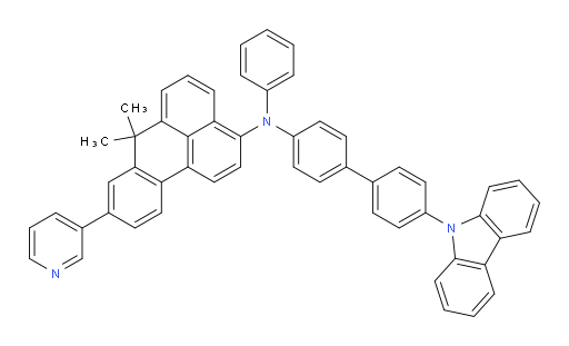 N-(4'-(9H-carbazol-9-yl)-[1,1'-biphenyl]-4-yl)-7,7-dimethyl-N-phenyl-9-(pyridin-3-yl)-7H-benzo[de]anthracen-3-amine