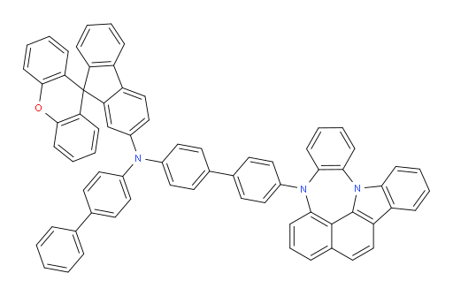 N-(4'-(4H-4,8b-diazaindeno[1,2,3-gh]pleiaden-4-yl)-[1,1'-biphenyl]-4-yl)-N-([1,1'-biphenyl]-4-yl)spiro[fluorene-9,9'-xanthen]-2-amine