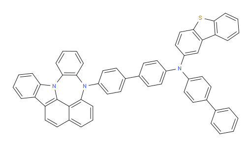 N-(4'-(4H-4,8b-diazaindeno[1,2,3-gh]pleiaden-4-yl)-[1,1'-biphenyl]-4-yl)-N-([1,1'-biphenyl]-4-yl)dibenzo[b,d]thiophen-2-amine
