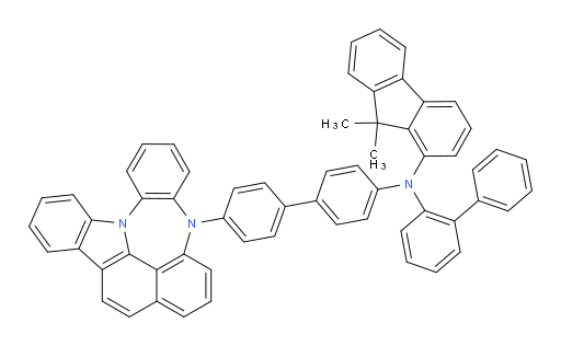 N-(4'-(4H-4,8b-diazaindeno[1,2,3-gh]pleiaden-4-yl)-[1,1'-biphenyl]-4-yl)-N-([1,1'-biphenyl]-2-yl)-9,9-dimethyl-9H-fluoren-1-amine