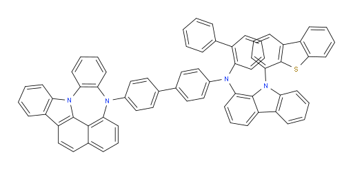 N-(4'-(4H-4,8b-diazaindeno[1,2,3-gh]pleiaden-4-yl)-[1,1'-biphenyl]-4-yl)-N-([1,1'-biphenyl]-2-yl)-9-(dibenzo[b,d]thiophen-4-yl)-9H-carbazol-1-amine