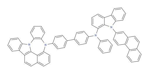 N-(4'-(4H-4,8b-diazaindeno[1,2,3-gh]pleiaden-4-yl)-[1,1'-biphenyl]-4-yl)-9-(phenanthren-2-yl)-N-phenyl-9H-carbazol-1-amine