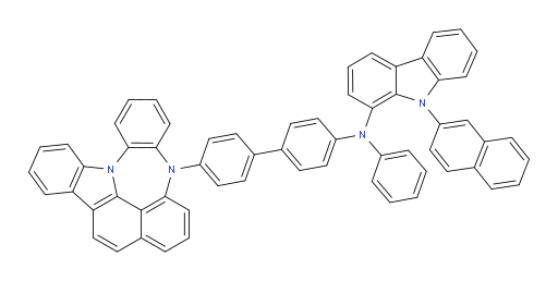 N-(4'-(4H-4,8b-diazaindeno[1,2,3-gh]pleiaden-4-yl)-[1,1'-biphenyl]-4-yl)-9-(naphthalen-2-yl)-N-phenyl-9H-carbazol-1-amine