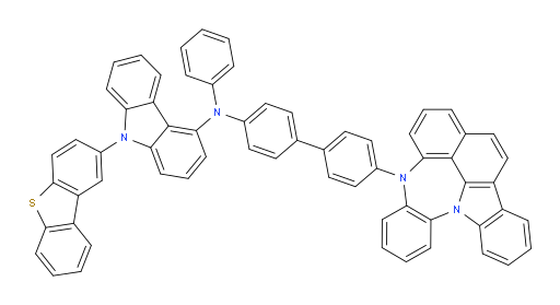 N-(4'-(4H-4,8b-diazaindeno[1,2,3-gh]pleiaden-4-yl)-[1,1'-biphenyl]-4-yl)-9-(dibenzo[b,d]thiophen-2-yl)-N-phenyl-9H-carbazol-4-amine