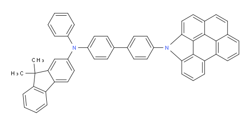 N-(4'-(1H-phenaleno[4,3,2,1-cdef]carbazol-1-yl)-[1,1'-biphenyl]-4-yl)-9,9-dimethyl-N-phenyl-9H-fluoren-2-amine