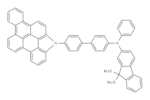 N-(4'-(1H-benzo[4,10]anthra[9,1,2,3-cdef]carbazol-1-yl)-[1,1'-biphenyl]-4-yl)-9,9-dimethyl-N-phenyl-9H-fluoren-2-amine