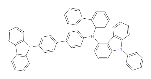 N-(4'-(9H-carbazol-9-yl)-[1,1'-biphenyl]-4-yl)-N-([1,1'-biphenyl]-2-yl)-9-phenyl-9H-carbazol-4-amine