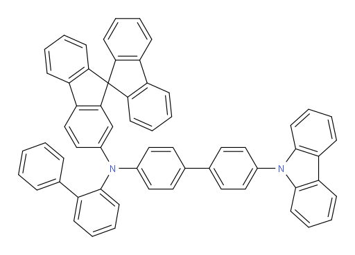 N-(4'-(9H-carbazol-9-yl)-[1,1'-biphenyl]-4-yl)-N-([1,1'-biphenyl]-2-yl)-9,9'-spirobi[fluoren]-2-amine