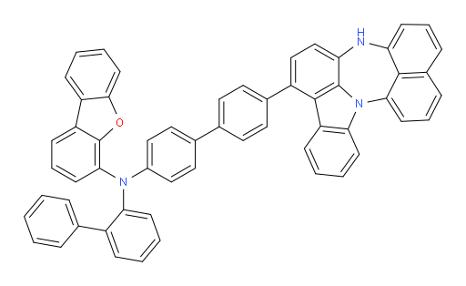N-(4'-(4H-naphtho[1',8':5,6,7][1,4]diazepino[3,2,1-jk]carbazol-7-yl)-[1,1'-biphenyl]-4-yl)-N-([1,1'-biphenyl]-2-yl)dibenzo[b,d]furan-4-amine