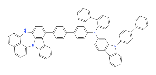 N-(4'-(4H-naphtho[1',8':5,6,7][1,4]diazepino[3,2,1-jk]carbazol-7-yl)-[1,1'-biphenyl]-4-yl)-N-([1,1'-biphenyl]-2-yl)-9-([1,1'-biphenyl]-4-yl)-9H-carbazol-2-amine