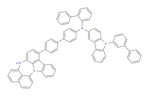 N-(4'-(4H-naphtho[1',8':5,6,7][1,4]diazepino[3,2,1-jk]carbazol-7-yl)-[1,1'-biphenyl]-4-yl)-N-([1,1'-biphenyl]-2-yl)-9-([1,1'-biphenyl]-3-yl)-9H-carbazol-3-amine