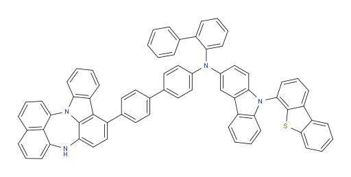 N-(4'-(4H-naphtho[1',8':5,6,7][1,4]diazepino[3,2,1-jk]carbazol-7-yl)-[1,1'-biphenyl]-4-yl)-N-([1,1'-biphenyl]-2-yl)-9-(dibenzo[b,d]thiophen-4-yl)-9H-carbazol-3-amine