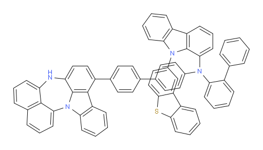 N-(4'-(4H-naphtho[1',8':5,6,7][1,4]diazepino[3,2,1-jk]carbazol-7-yl)-[1,1'-biphenyl]-4-yl)-N-([1,1'-biphenyl]-2-yl)-9-(dibenzo[b,d]thiophen-2-yl)-9H-carbazol-1-amine