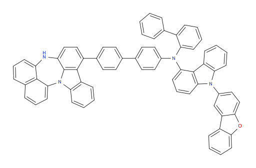 N-(4'-(4H-naphtho[1',8':5,6,7][1,4]diazepino[3,2,1-jk]carbazol-7-yl)-[1,1'-biphenyl]-4-yl)-N-([1,1'-biphenyl]-2-yl)-9-(dibenzo[b,d]furan-2-yl)-9H-carbazol-4-amine
