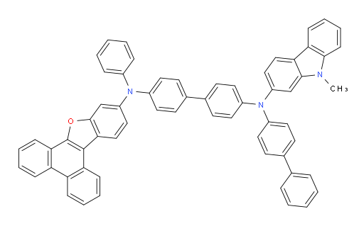 N4-([1,1'-biphenyl]-4-yl)-N4-(9-methyl-9H-carbazol-2-yl)-N4'-(phenanthro[9,10-b]benzofuran-11-yl)-N4'-phenyl-[1,1'-biphenyl]-4,4'-diamine