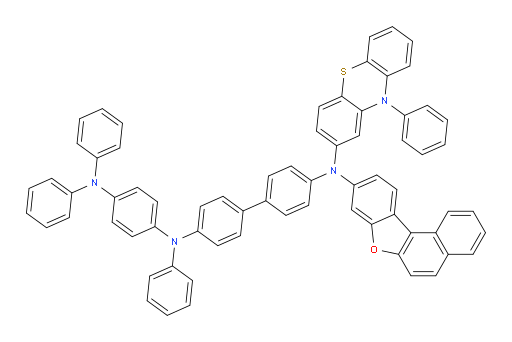 N4-(4-(diphenylamino)phenyl)-N4'-(naphtho[2,1-b]benzofuran-9-yl)-N4-phenyl-N4'-(10-phenyl-10H-phenothiazin-2-yl)-[1,1'-biphenyl]-4,4'-diamine