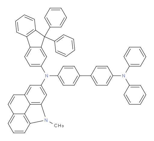 N4-(9,9-diphenyl-9H-fluoren-2-yl)-N4-(4-methyl-4H-benzo[def]carbazol-2-yl)-N4',N4'-diphenyl-[1,1'-biphenyl]-4,4'-diamine