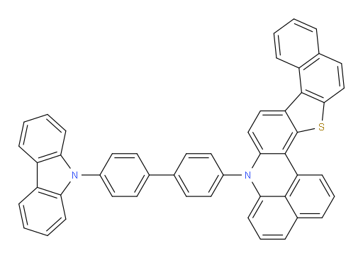 9-(4'-(9H-carbazol-9-yl)-[1,1'-biphenyl]-4-yl)-9H-benzo[kl]naphtho[1',2':4,5]thieno[2,3-a]acridine