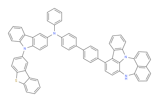 N-(4'-(4H-naphtho[1',8':5,6,7][1,4]diazepino[3,2,1-jk]carbazol-7-yl)-[1,1'-biphenyl]-4-yl)-9-(dibenzo[b,d]thiophen-2-yl)-N-phenyl-9H-carbazol-3-amine