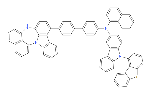 N-(4'-(4H-naphtho[1',8':5,6,7][1,4]diazepino[3,2,1-jk]carbazol-7-yl)-[1,1'-biphenyl]-4-yl)-9-(dibenzo[b,d]thiophen-1-yl)-N-(naphthalen-1-yl)-9H-carbazol-3-amine