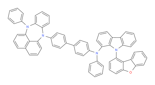 9-(dibenzo[b,d]furan-1-yl)-N-phenyl-N-(4'-(12-phenylbenzo[b]naphtho[1,8-ef][1,4]diazepin-7(12H)-yl)-[1,1'-biphenyl]-4-yl)-9H-carbazol-1-amine