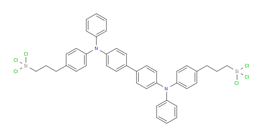 N4,N4'-diphenyl-N4,N4'-bis(4-(3-(trichlorosilyl)propyl)phenyl)-[1,1'-biphenyl]-4,4'-diamine